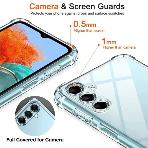 Samsung A16 Back Cover - Shockproof Clear Case - Image 3