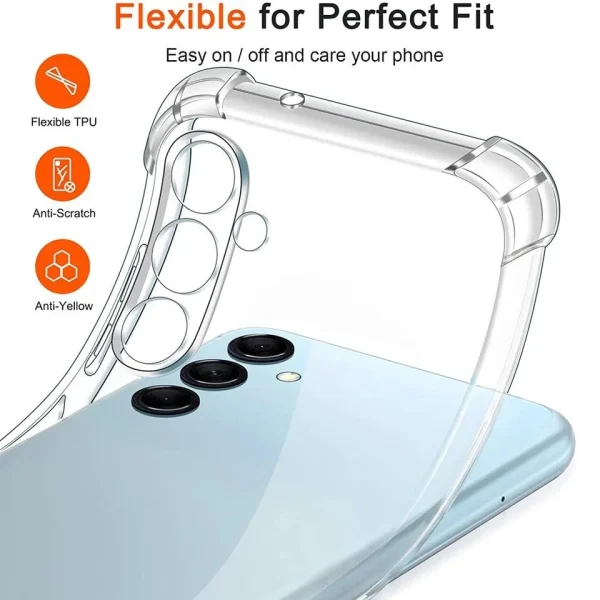 Samsung A16 Back Cover - Shockproof Clear Case - Image 6