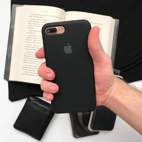 iPhone Silicone Case - (Black) - Image 3
