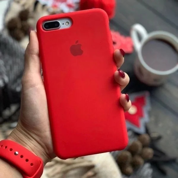 iPhone Silicone Case - (Red) - Image 4