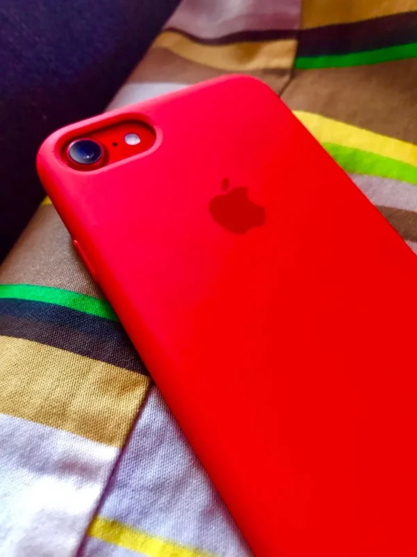 iPhone Silicone Case - (Red) - Image 3