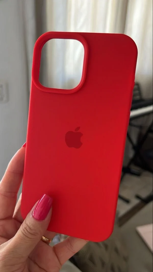 iPhone Silicone Case - (Red) - Image 9