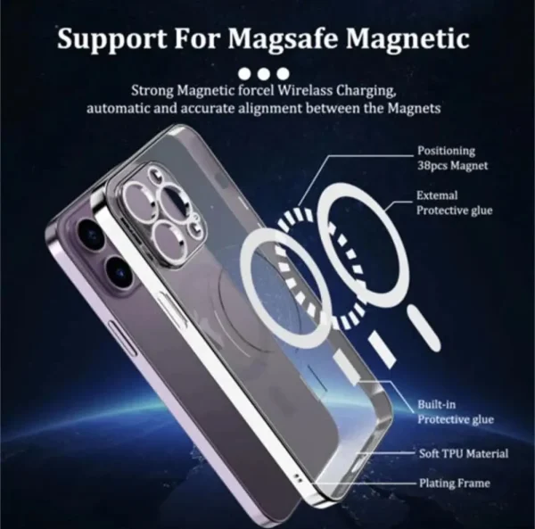 Luxury MagSafe Case For iPhone 16 15 14 13 12 11 Pro Max SE 2020 Back Cover For Girls Boys Design Backcover - Image 8