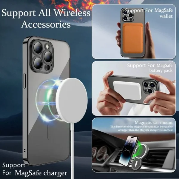Luxury MagSafe Case For iPhone 16 15 14 13 12 11 Pro Max SE 2020 Back Cover For Girls Boys Design Backcover - Image 9