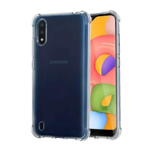 Samsung A01/ M01 Back Cover - Shockproof Clear Case