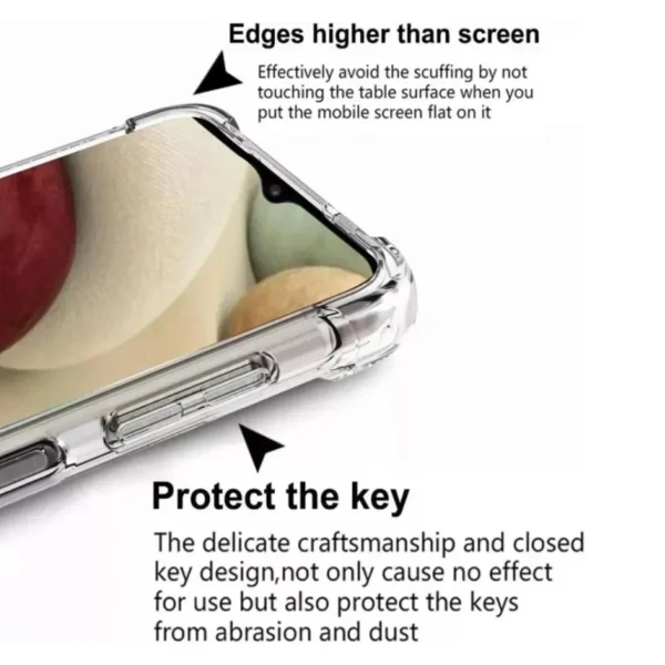 Samsung A01 Core / M01 Core Back Cover - Shockproof Clear Case - Image 6