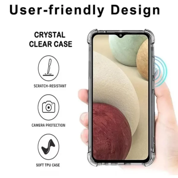 Samsung A01 Core / M01 Core Back Cover - Shockproof Clear Case - Image 7