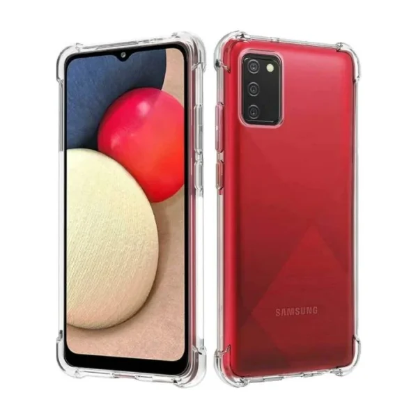 Samsung A03S / M03S Back Cover - Shockproof Clear Case