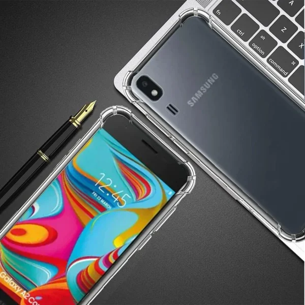 Samsung A2 Core Back Cover - Shockproof Clear Case - Image 4