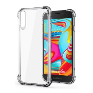 Samsung A2 Core Back Cover - Shockproof Clear Case