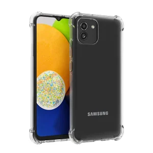 Samsung A03 Back Cover - Shockproof Clear Case