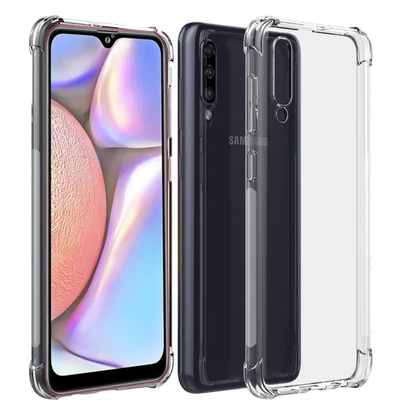 Samsung A10S / M01S Back Cover - Shockproof Clear Case - Image 7