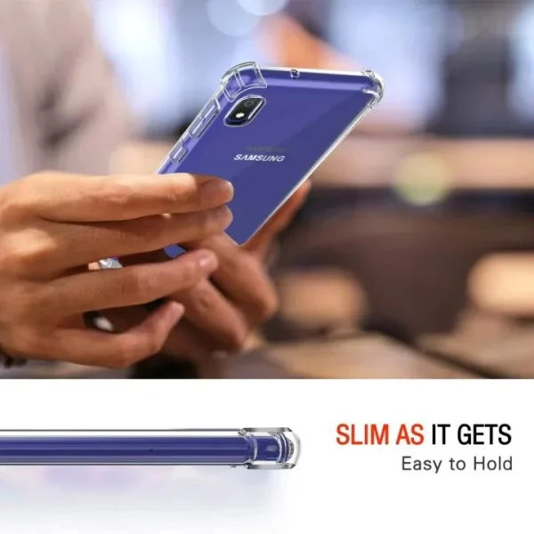 Samsung A10 / M10 Back Cover - Shockproof Clear Case - Image 5