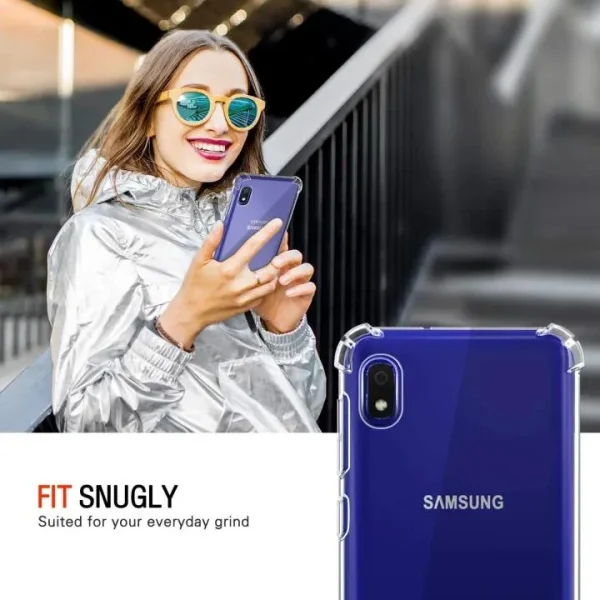 Samsung A10 / M10 Back Cover - Shockproof Clear Case - Image 6