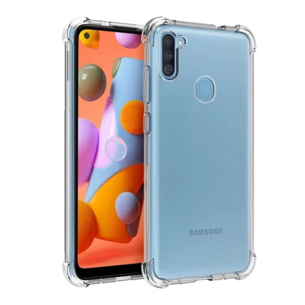 Samsung A11 / M11 Back Cover - Shockproof Clear Case