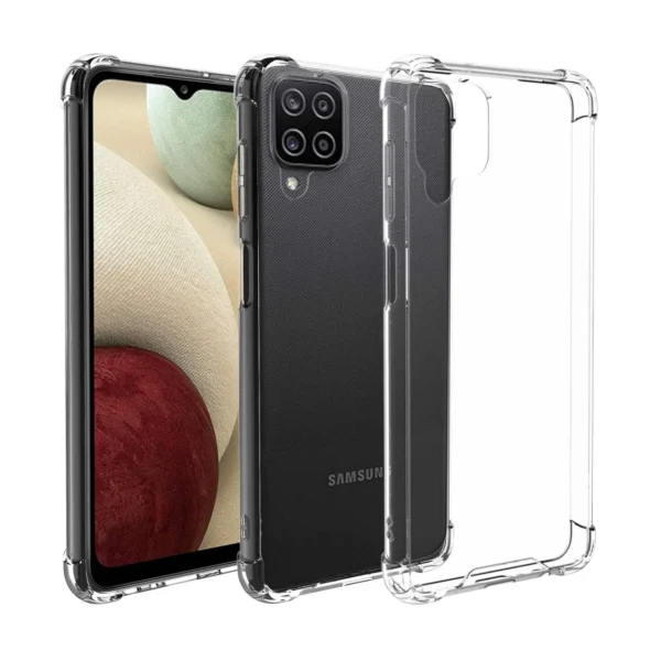 Samsung A12 / M12 Back Cover - Shockproof Clear Case - Image 9