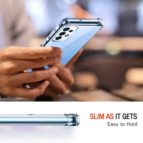Samsung A23 Back Cover - Shockproof Clear Case - Image 6