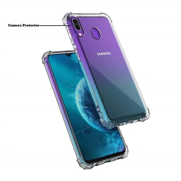 Samsung A20 / A30 / M10S Back Cover - Shockproof Clear Case - Image 4