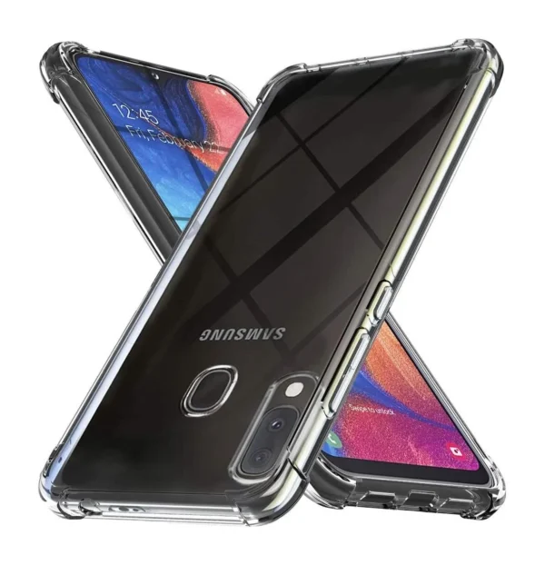 Samsung A20 / A30 / M10S Back Cover - Shockproof Clear Case