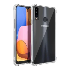 Samsung A20S Back Cover - Shockproof Clear Case