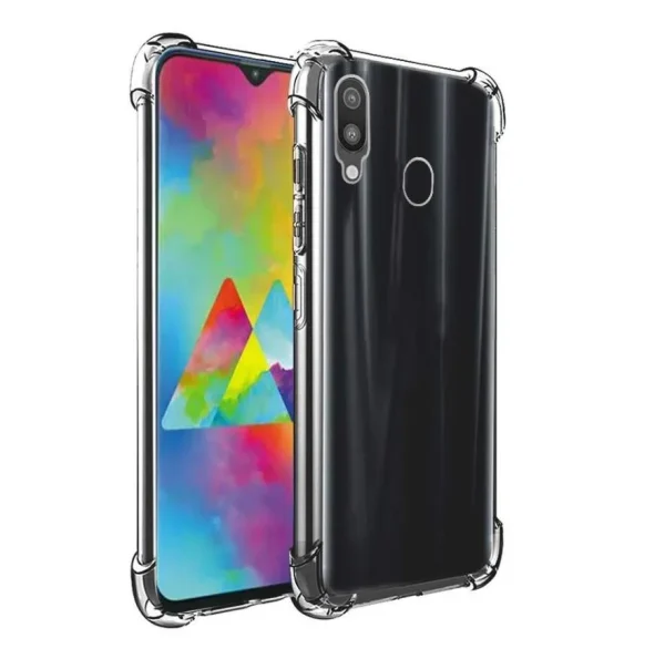 Samsung M20 Back Cover - Shockproof Clear Case