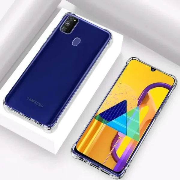 Samsung M21 / M30S Back Cover - Shockproof Clear Case - Image 5