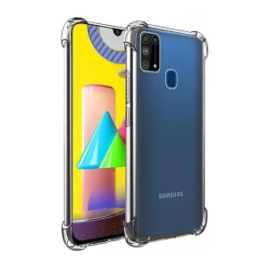 Samsung M31 Back Cover - Shockproof Clear Case
