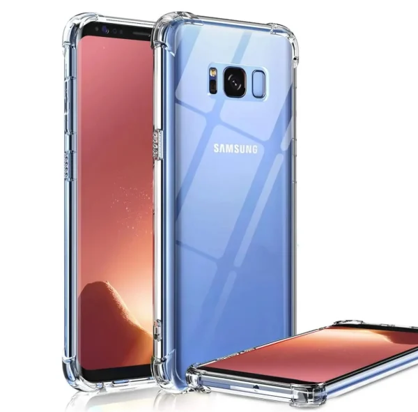 Samsung Galaxy S8 Back Cover - Shockproof Clear Case - Image 5