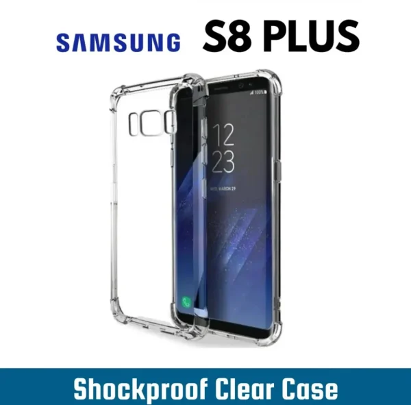 Samsung Galaxy S8 Plus Back Cover - Shockproof Clear Case