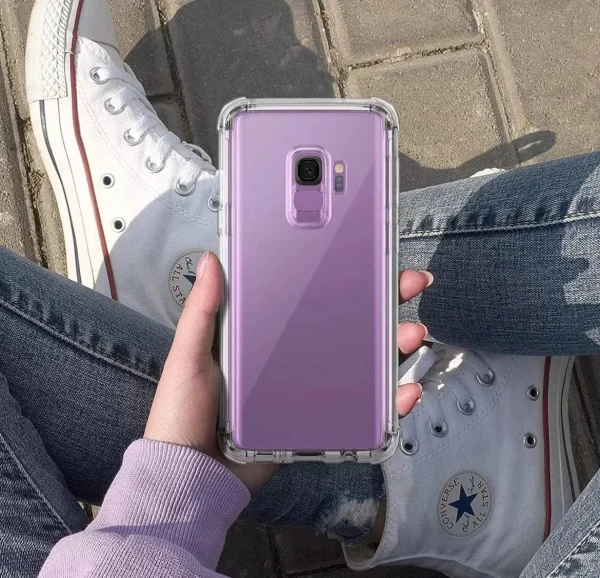 Samsung Galaxy S9 Back Cover - Shockproof Clear Case - Image 5
