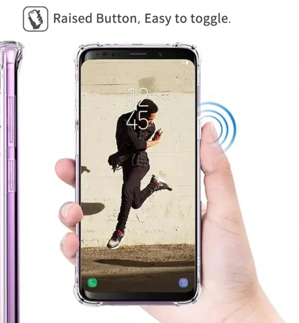 Samsung Galaxy S9 Back Cover - Shockproof Clear Case - Image 7