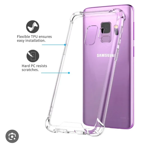 Samsung Galaxy S9 Back Cover - Shockproof Clear Case - Image 8