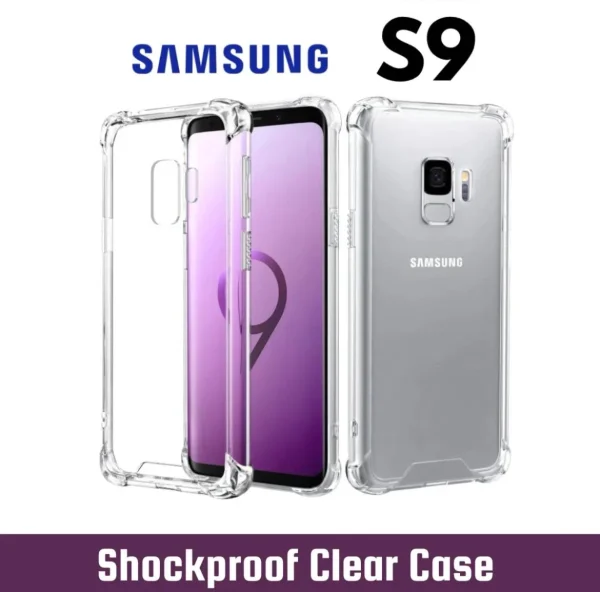 Samsung Galaxy S9 Back Cover - Shockproof Clear Case