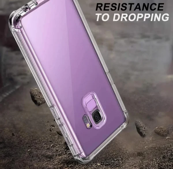 Samsung Galaxy S9 Back Cover - Shockproof Clear Case - Image 2