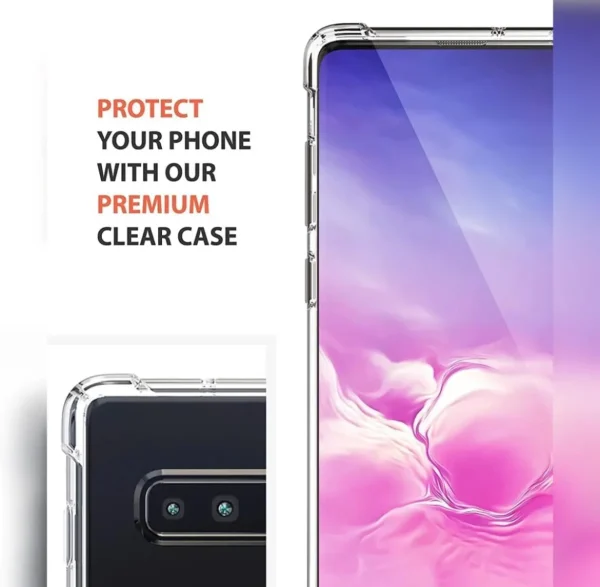 Samsung Galaxy S10 5G Back Cover - Shockproof Clear Case - Image 4