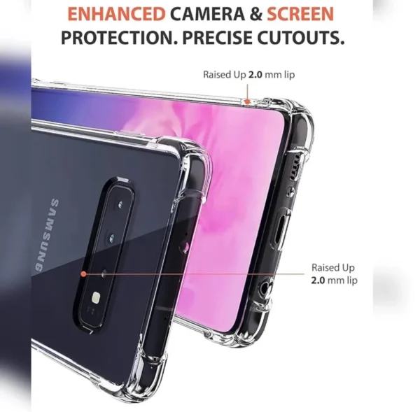 Samsung Galaxy S10 5G Back Cover - Shockproof Clear Case - Image 3