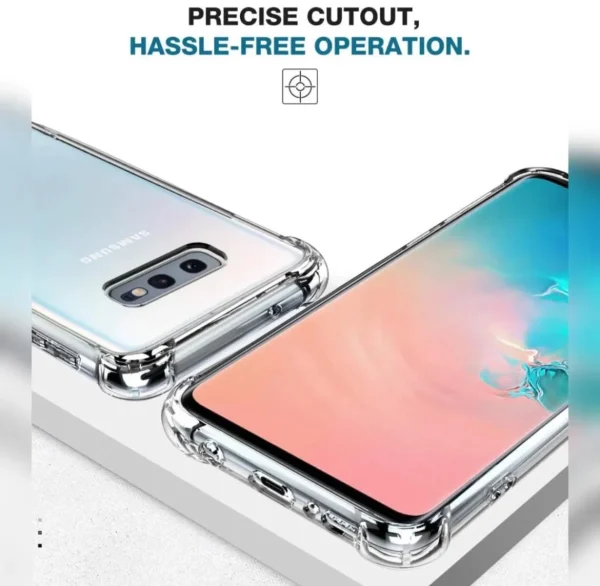 Samsung Galaxy S10E Back Cover - Shockproof Clear Case - Image 5