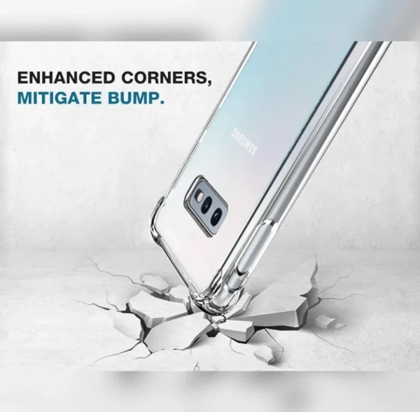 Samsung Galaxy S10E Back Cover - Shockproof Clear Case - Image 2