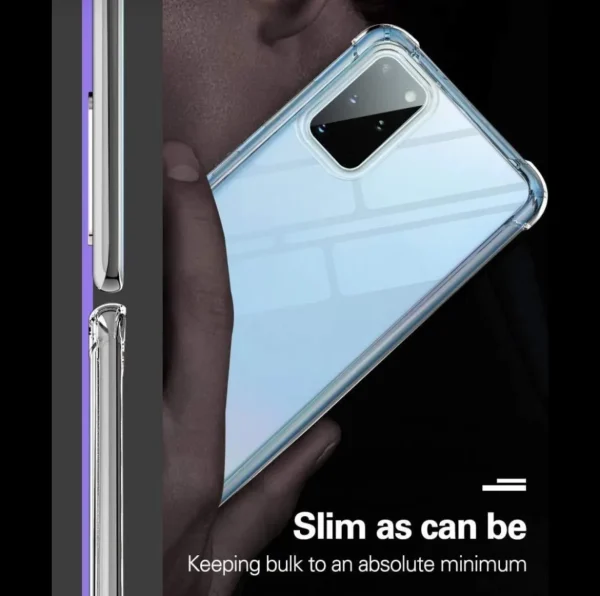 Samsung Galaxy S20 Plus Back Cover - Shockproof Clear Case - Soft Transparent BackCover For Girls Boys - Image 5