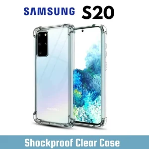 Samsung Galaxy S20 Back Cover - Shockproof Clear Case - Soft Transparent BackCover For Girls Boys