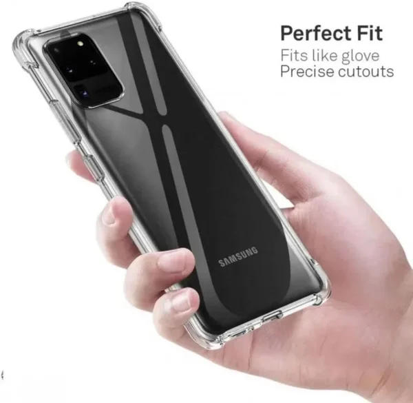 Samsung Galaxy S20 Ultra Back Cover - Shockproof Clear Case - Soft Transparent BackCover For Girls Boys - Image 5