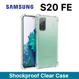Samsung Galaxy S20 FE 5G Back Cover - Shockproof Clear Case - Soft Transparent BackCover For Girls Boys