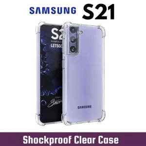 Samsung Galaxy S21 Back Cover - Shockproof Clear Case - Soft Transparent BackCover For Girls Boys