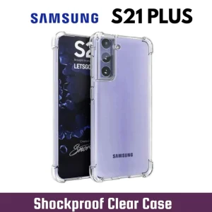 Samsung Galaxy S21 Plus Back Cover - Shockproof Clear Case - Soft Transparent BackCover For Girls Boys