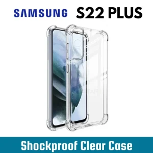 Samsung Galaxy S22 Plus Back Cover - Shockproof Clear Case - Soft Transparent BackCover For Girls Boys