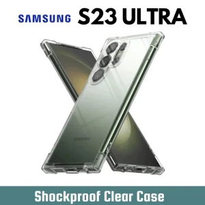 Samsung Galaxy S23 Ultra Back Cover - Shockproof Clear Case - Soft Transparent BackCover For Girls Boys