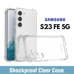 Samsung Galaxy S23 FE 5G Back Cover - Shockproof Clear Case - Soft Transparent BackCover For Girls Boys