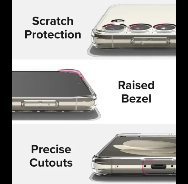 Samsung Galaxy S23 FE 5G Back Cover - Shockproof Clear Case - Soft Transparent BackCover For Girls Boys - Image 3