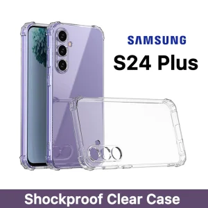 Samsung Galaxy S24 Plus Back Cover - Shockproof Clear Case - Soft Transparent BackCover For Girls Boys