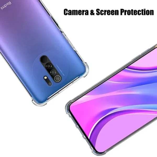 Xiaomi Redmi 8A Back Cover - Shockproof Clear Case - Soft Transparent BackCover For Girls Boys - Image 2